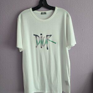 Dior x Stussy White T-Shirt